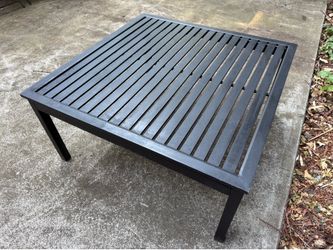 Outdoor metal coffee table