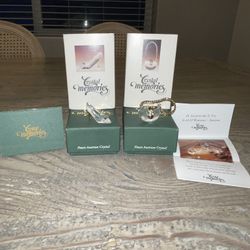 2 Vintage Swarovski Crystal Memories (Purse & High Heel)