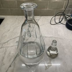 Vintage Baccarat crystal decanter