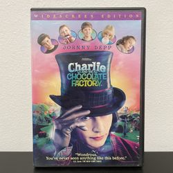 Charlie & The Chocolate Factory DVD Widescreen Edition Johnny Depp Movie 2005