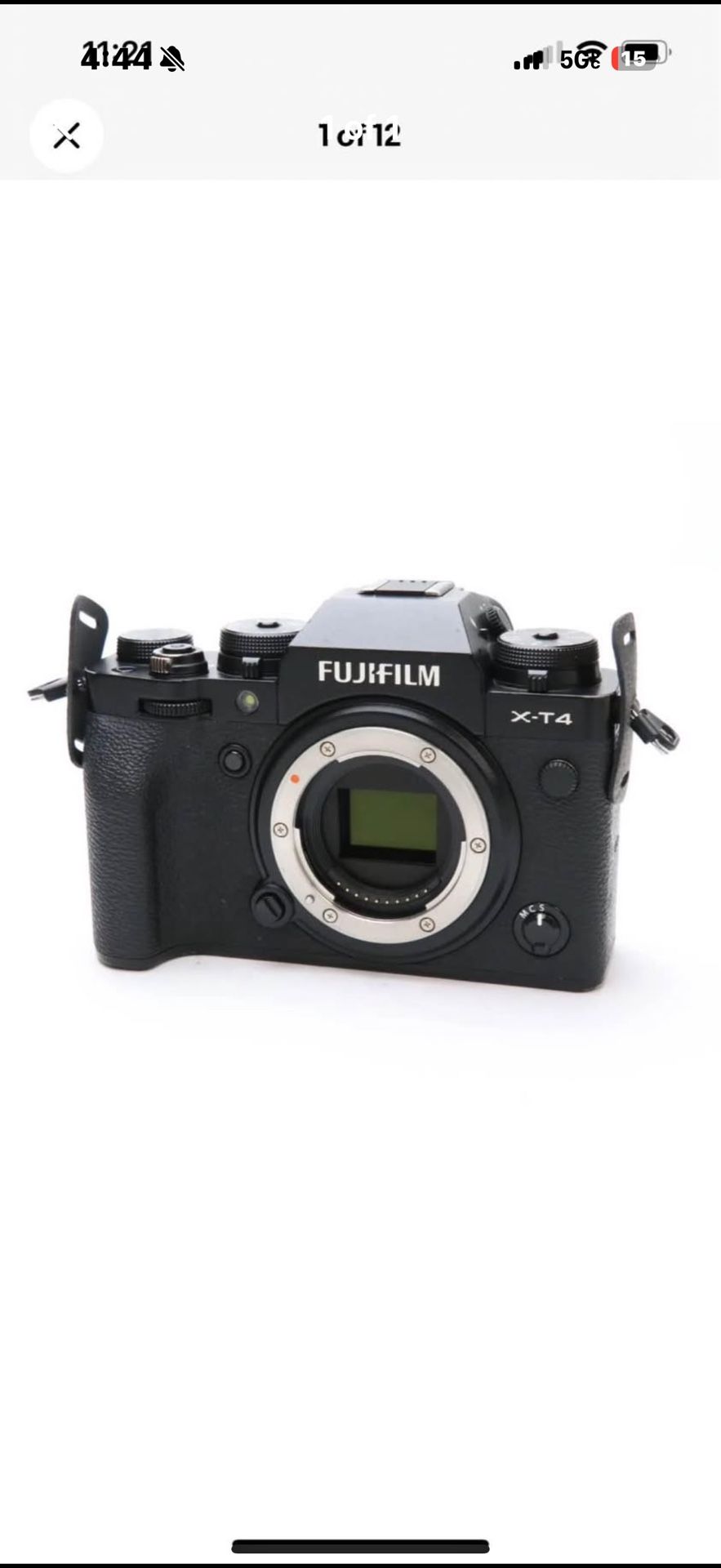 Fujifilm Xt4 (Body only)