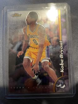 1999 Kobe Bryant Topps Finest Chrome Card Lakers  Mint 