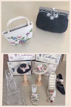 Decorative Shoes and Hats and Handbags