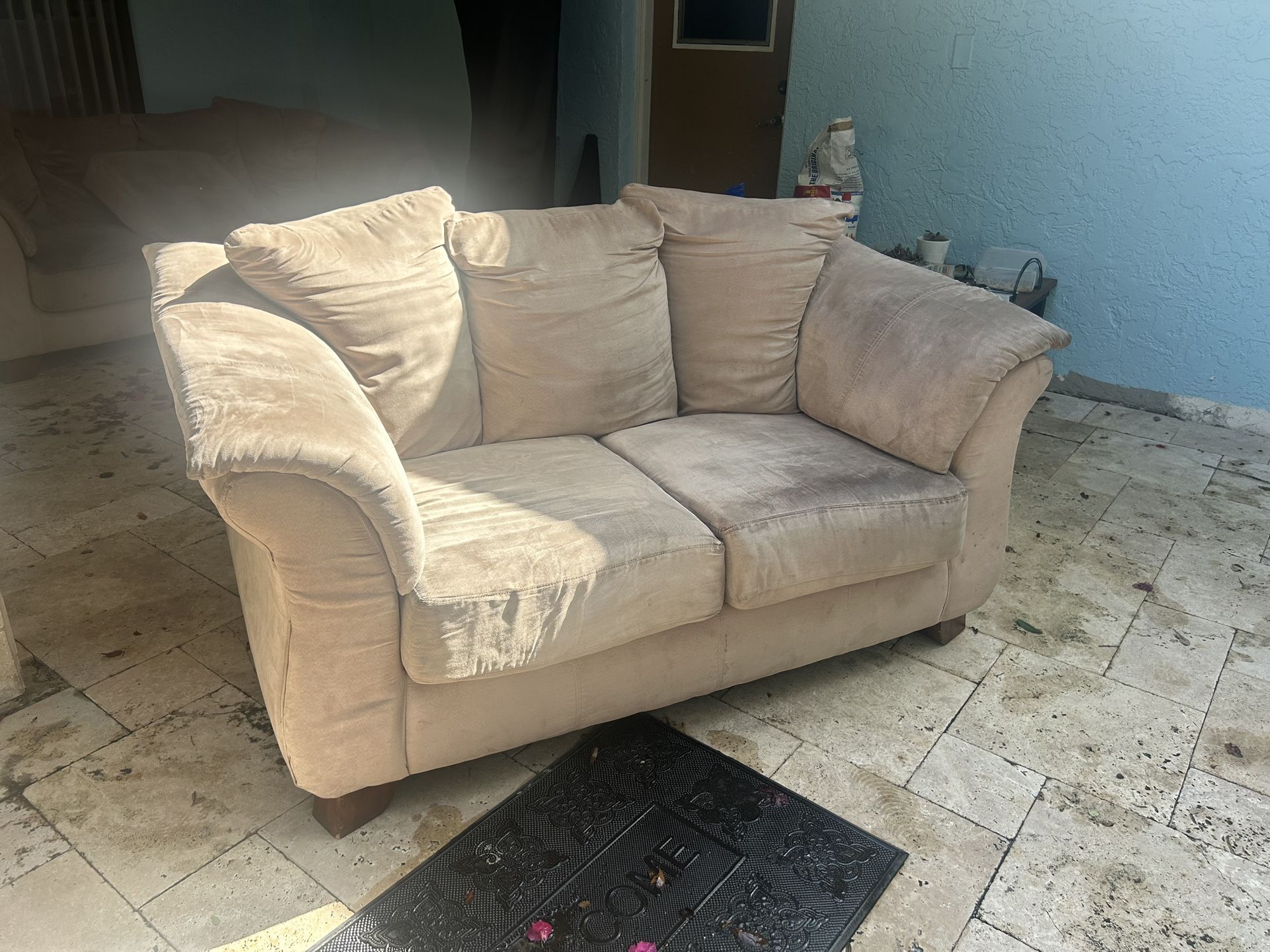 Couch and love seat