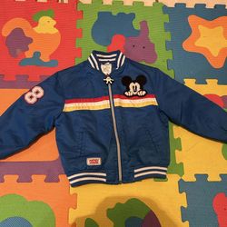 Disney Mickey Mouse Bomber Jacket Size 3T