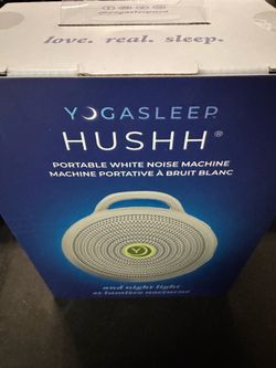 Brand new yoga sleep hushh white noise machine