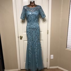 Ever Pretty 💙sequins Formal Beautiful Dress Size 8