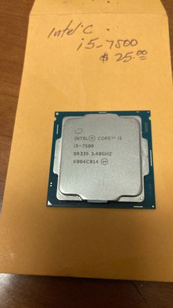 Microprocessor IntelCore i5-7500
