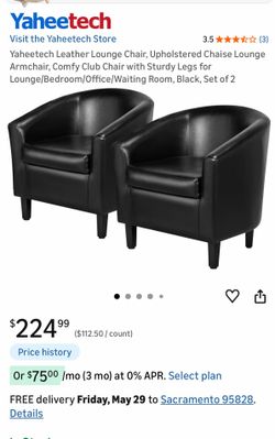 Black leather chairs 2