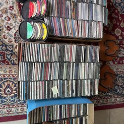 Approximately 450 CD’s~60’s-70’s-80’s, etc