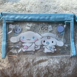 Cinnamoroll Clear Vinyl Zipper Pouch