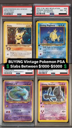 💲 BUYING Vintage PSA POKEMON 💲