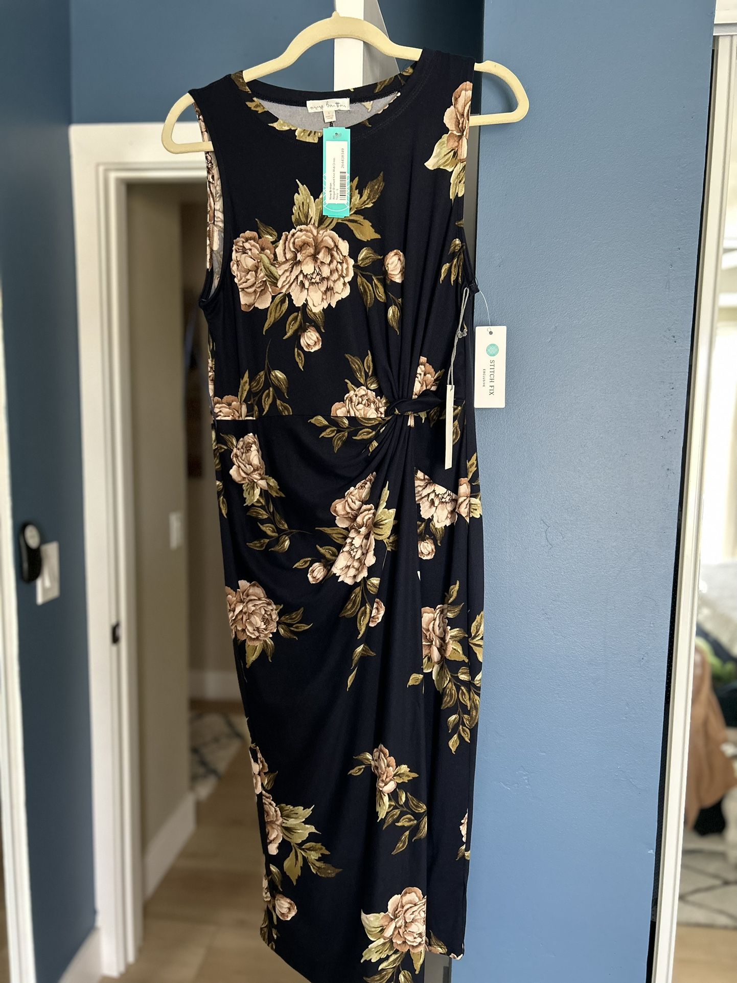 slim fit dress slacks Gabriela Hearst Meier Knit Midi Dress main image 0