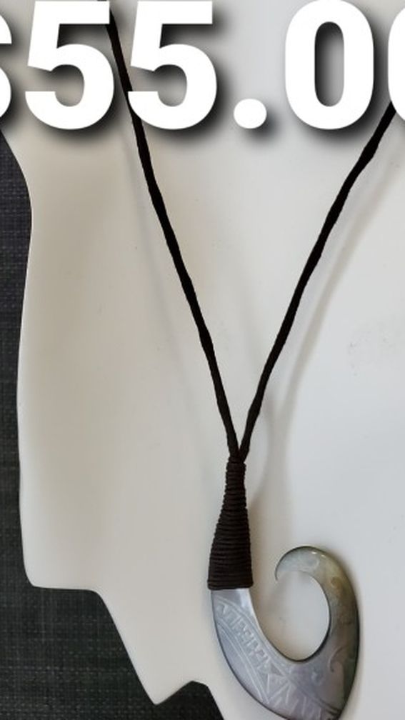 Fiji Island Pearl Shell Tribal Necklace