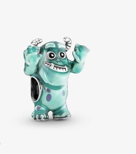 Disney Pixar Sulley Charm For Pandora Bracelet And Necklace