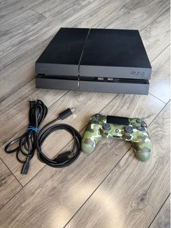Sony PS4 500GB Console Bundle Camo DualShock 4 Controller Tested CUH-1215A