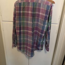 Ralph Lauren plaid cotton shirt size medium