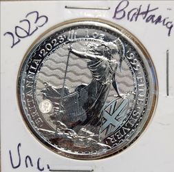 2023 British Britannia 1 oz Silver Coin
