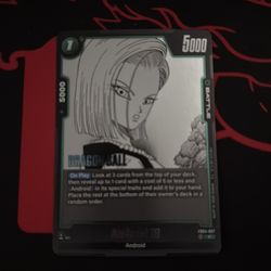 Android 18 FB04-057 Foil Dragon Ball Super Fusion World Manga Booster 02