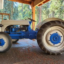 Ford Tractor And Brush Hog Mower