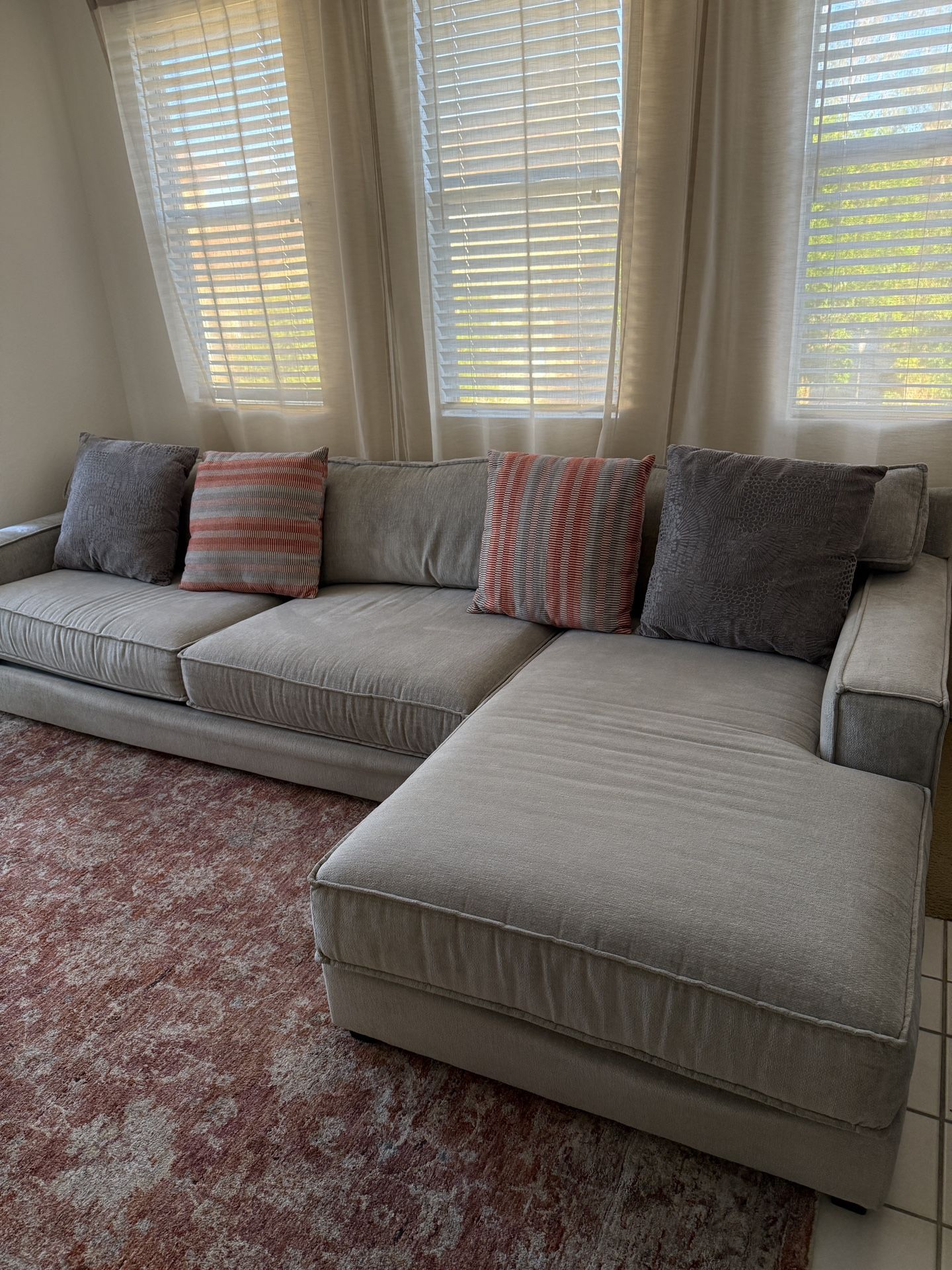 Two-Piece Sectional Couch