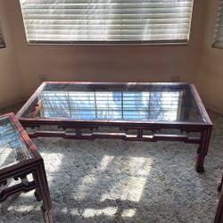 Coffee table with two End tables