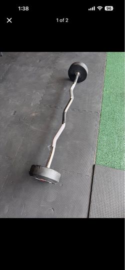 GYMPAK 60lb fixed curl bar