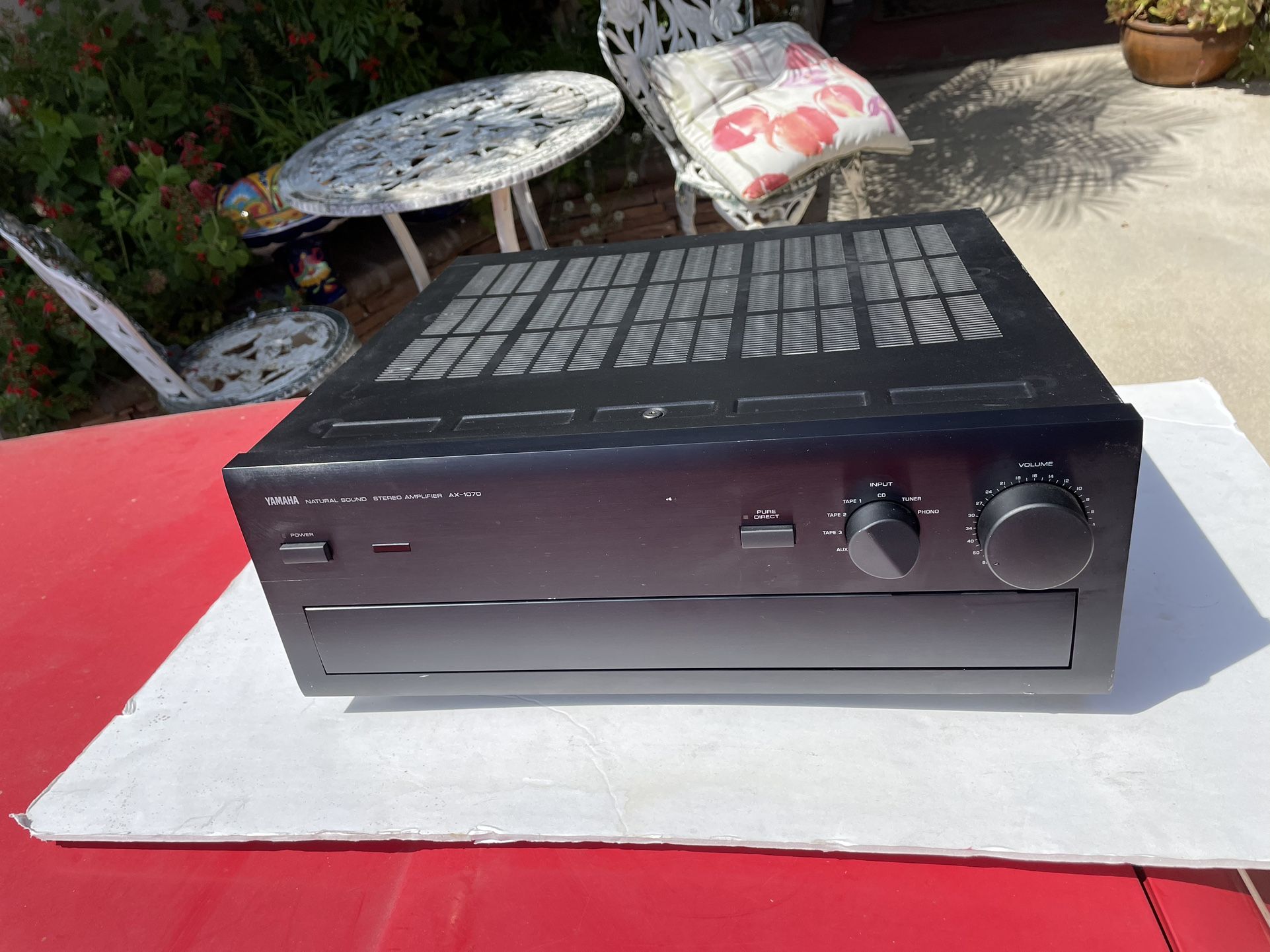 Vintage Yamaha natural sound AX-1070 integrated stereo Amplifier Excellent working High Quality audio unit