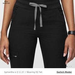 Fig Yola Skinny High Waisted Scrub Pants