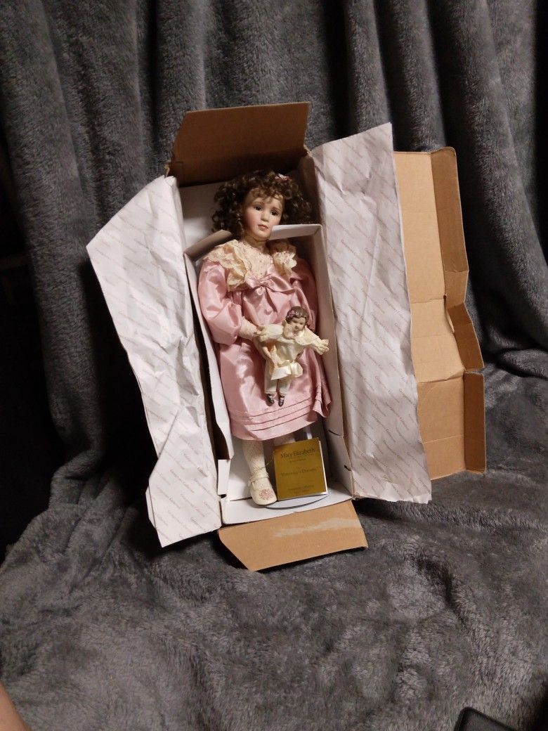 Vintage Mary Elizabeth And Her Jumeau by Pamela Philips
