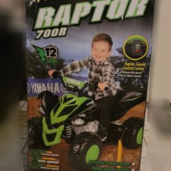 YAMAHA RAPTOR 700R KIDS RIDE ON 12V