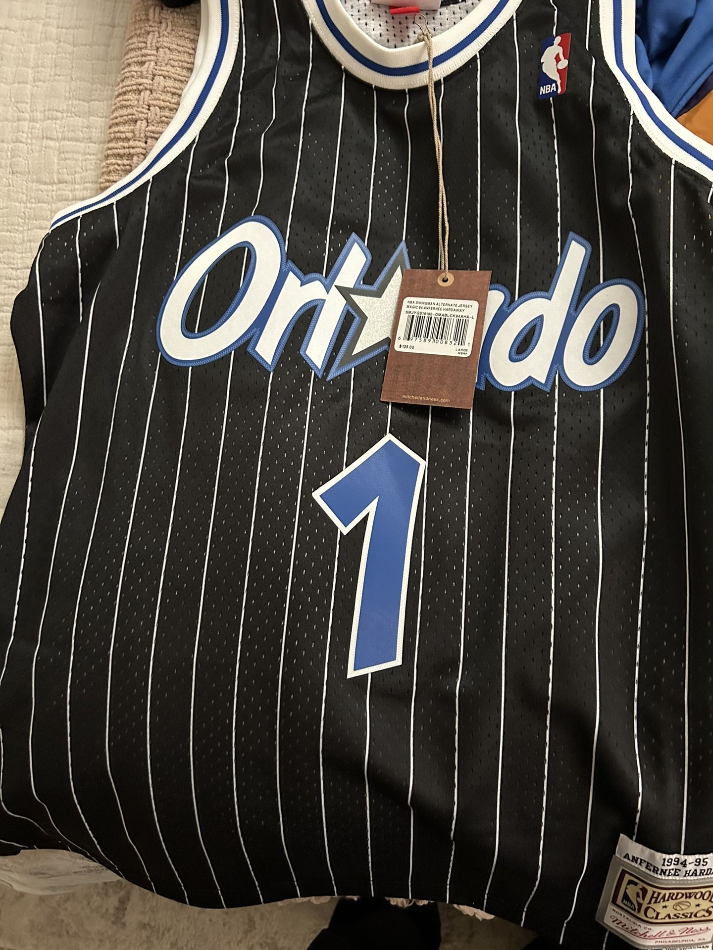 Brand New Penny Hardaway Orlando Magic Mitchell Ness Hardwood