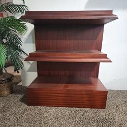 3 Tier solid wood shelf