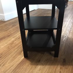 Black End Table 
