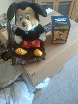 Vintage Plush Mickey Mouse  By Knickerbocker 