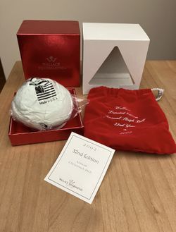 Wallace Silversmiths 2002 32nd Annual Christmas Sleigh Bell - Sealed, With Original Box  