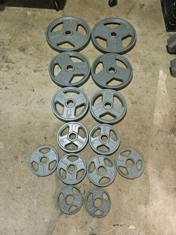 255lbs Olympic 2" weights