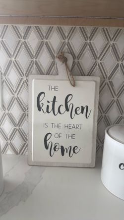 kitchen decoration sign