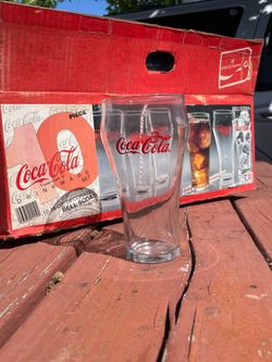 10 pack Coca Cola glasses