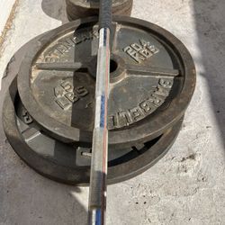 Set Of Weights With  Bar $ 200 
