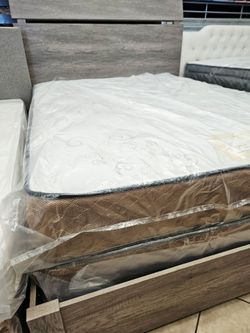 2Brand New  !! Queen set  $199 (( Mattress And Box Spring  ))