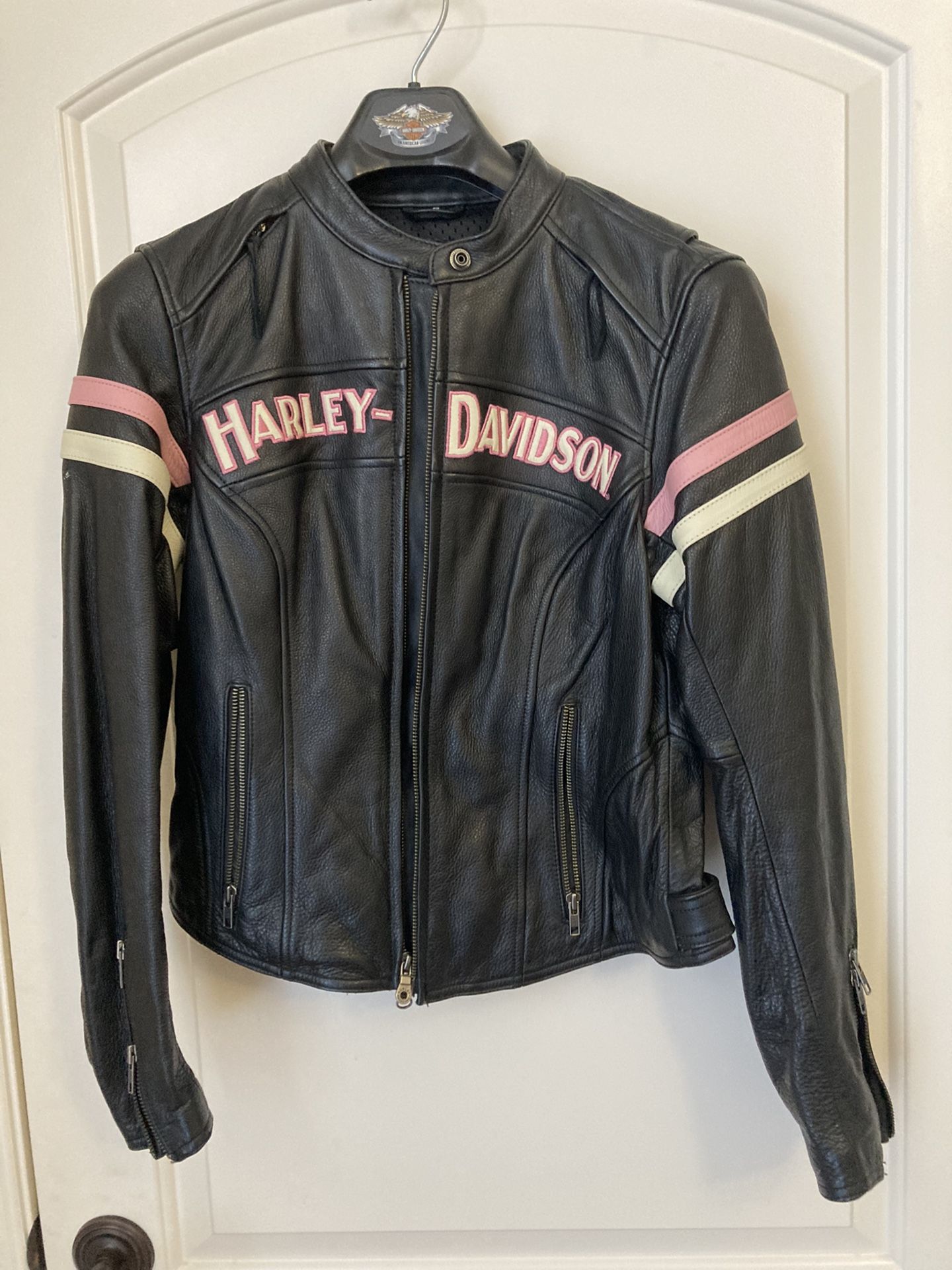 Limited Edition “Pink” Harley Davidson Leather Jacket for Women