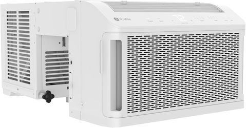 GE Profile AHTT08BC ClearView Smart Window Air Conditioner with 8,300 BTU, 115V
