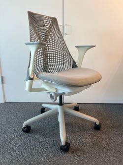 Herman Miller Sayl Office Chair – White and Gray