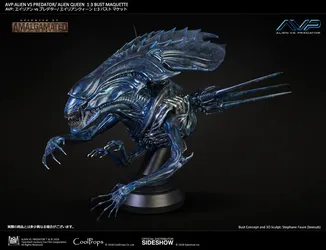 COOLPROPS Alien vs Predator AVP Alien Queen Bust DELUXE 1:3 Scale Maquette