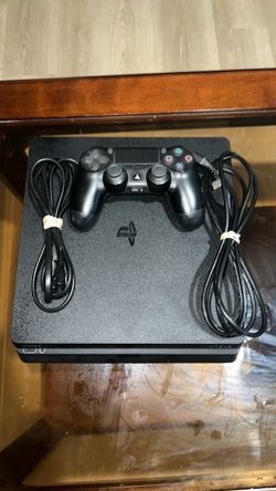 PS4 Slim 1TB W/Wires And Controller (Tested Working)