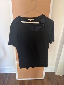 Tory Burch linen top Size Medium.