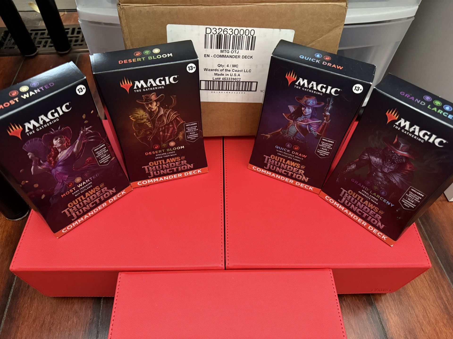 MTG Magic The Gathering Outlaws Thunder Junction Commander Decks Bundle