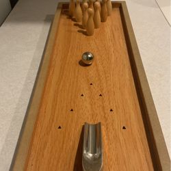 WOODEN BOWLING GAME