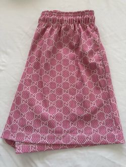 Bravest studios  GG Monogram Pink Shorts